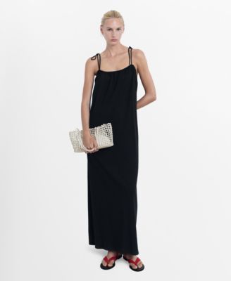 MANGO - Women's Bow Cotton Dress