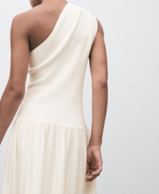 Women's Asymmetrical Combined Knitted Dress