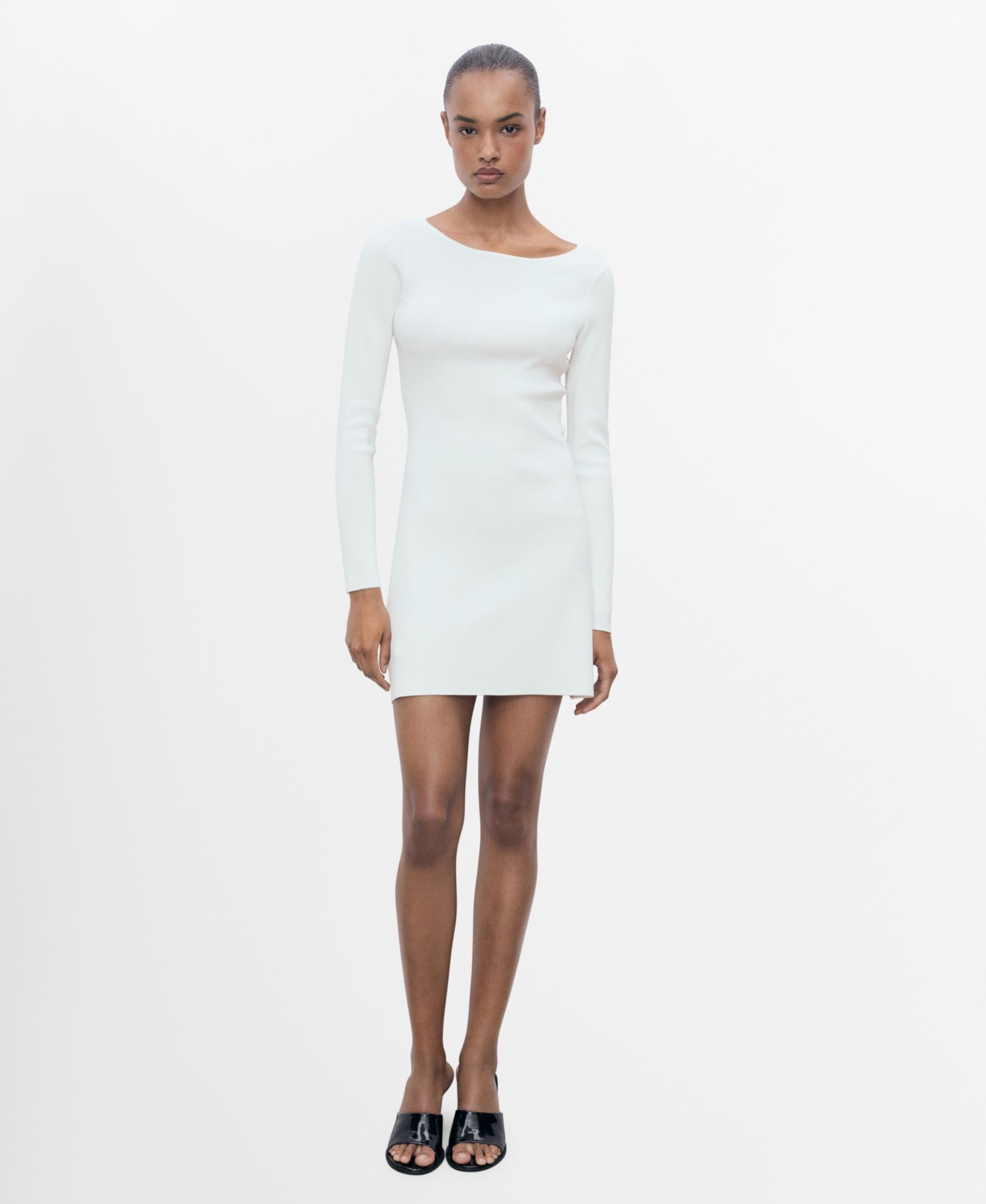 Women's Open-Back Knitted Dress