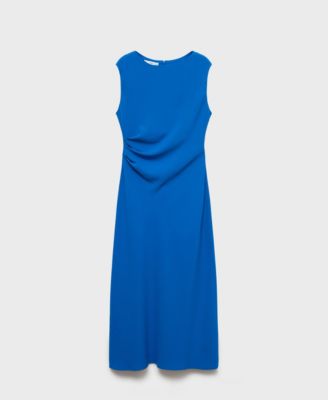 Women's Ruched Midi Dress