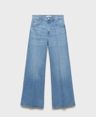 Women's High-Waisted Wide-Leg Jeans