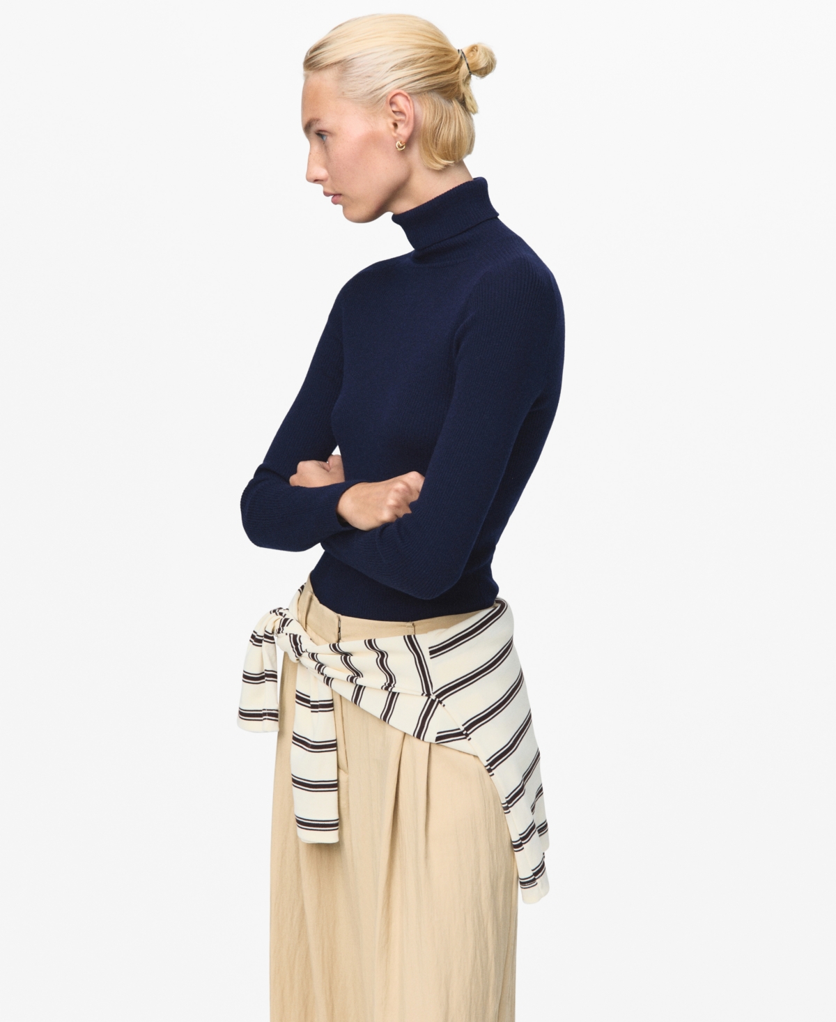 Mango Women's Turtleneck Wool Sweater