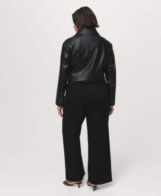 Women's Pockets Wide Leg Jeans