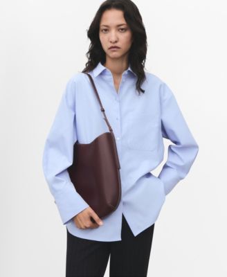 MANGO - Women's Pocket Oversize Shirt