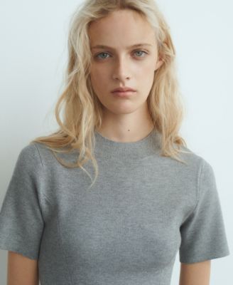 Women's Fine-Knit Flared Dress