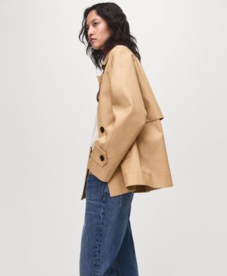 Women's Epaulettes Detail Oversized Parka