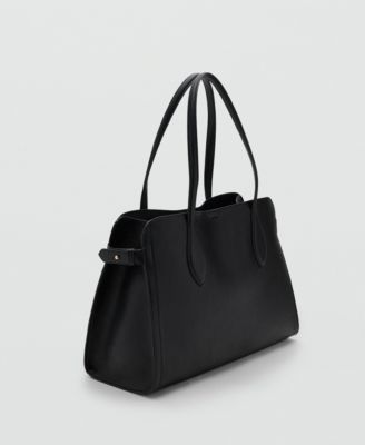 Women's Pebbled Leather Effect Medium Bag