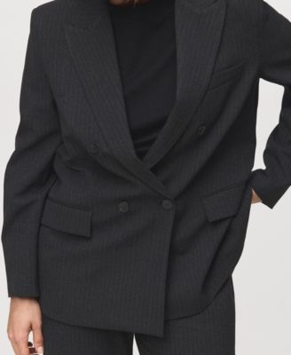 Women's Pinstripe Suit Jacket