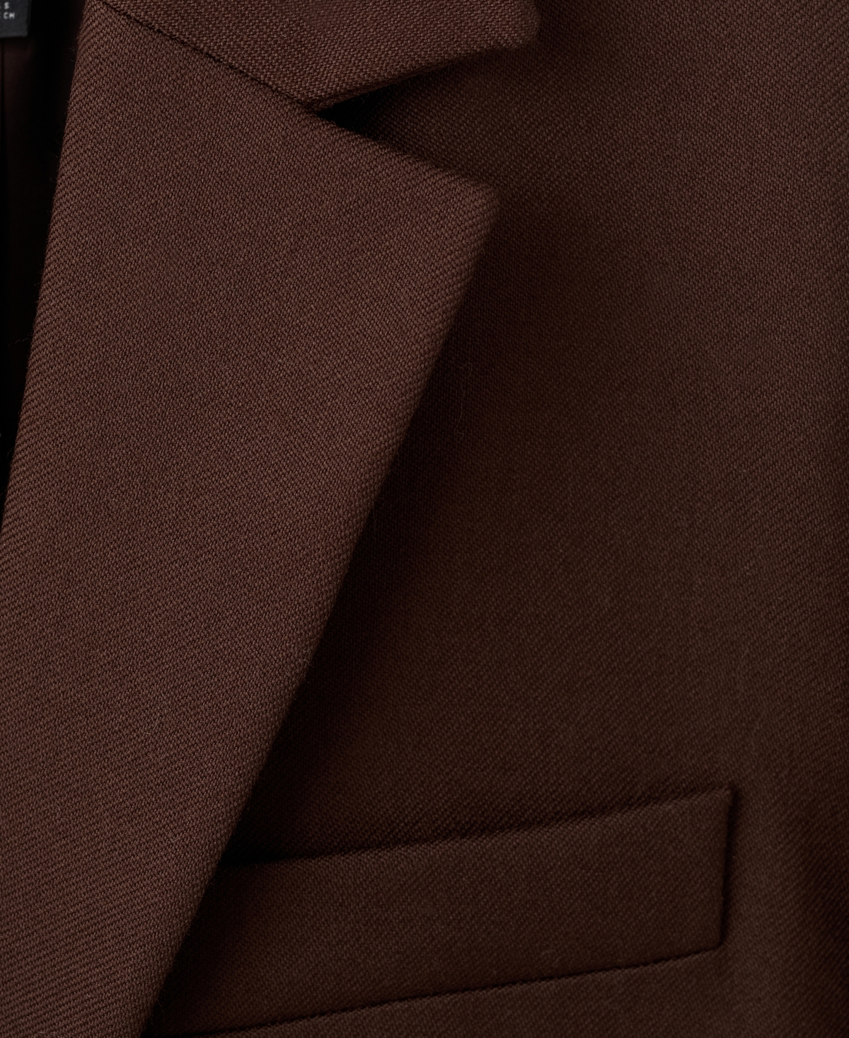 Mango Oversize Wool Blazer In Brown