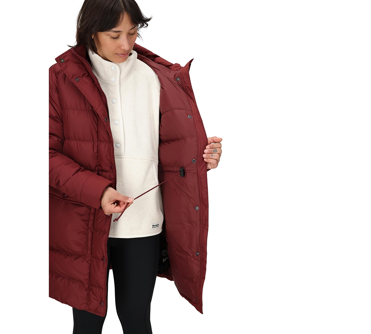 Marmot Women's Strollbridge Hooded Down Parka In Red