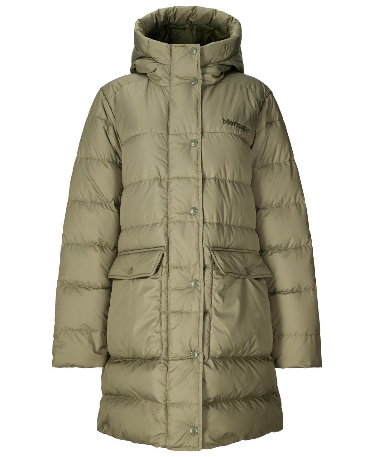 Marmot Women's Strollbridge Hooded Down Parka In Green