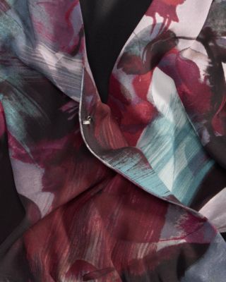 Women's Long-Sleeve Surplice-Neck Midi Dress, Macy's Exclusive