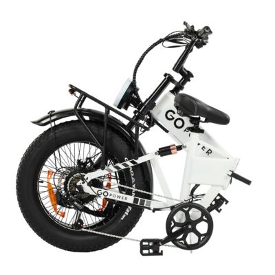 GoExplore Foldable Electric Bike | White