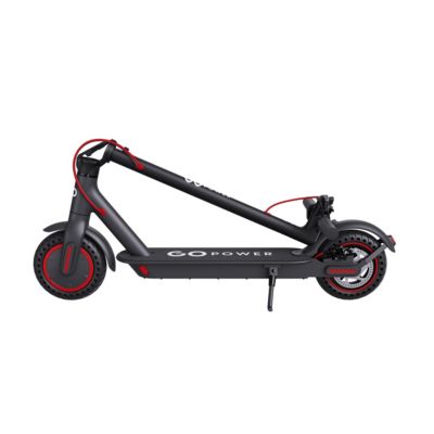 GoZoom Electric Scooter | Lightweight Foldable Commuter E-Scooter | 350W Hub Motor | Solid 8.5” Tires | Up to 18-Mile Range | 15.5 MPH Top Speed