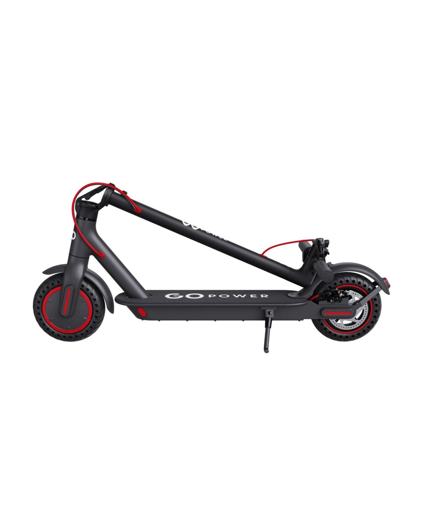 Детская игрушка GoPowerBike Foldable Electric LED Display Go Zoom Scooter, цвет: Чёрный — фото 3