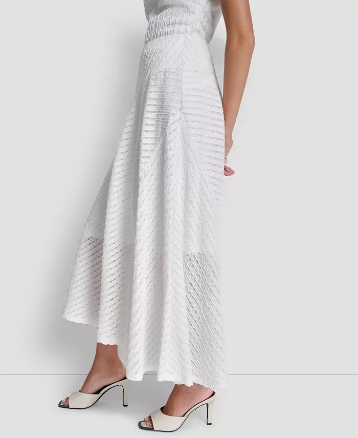 Women's Textured A-Line Pull-On Skirt - thumbnail 3