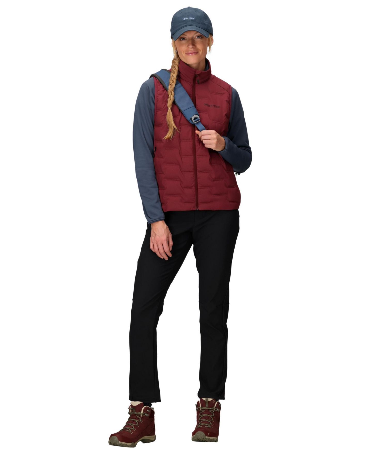 Женский жилет Marmot WarmCube Active Aerothermal, цвет: Ягодный — фото 7