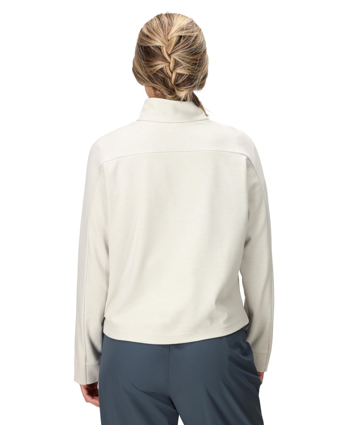 Marmot Women's Half-zip Long Sleeve Sweatshirt In Black