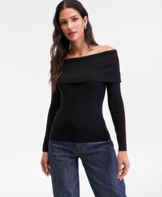 Women's Off-The-Shoulder Sweater, Macy's Exclusive