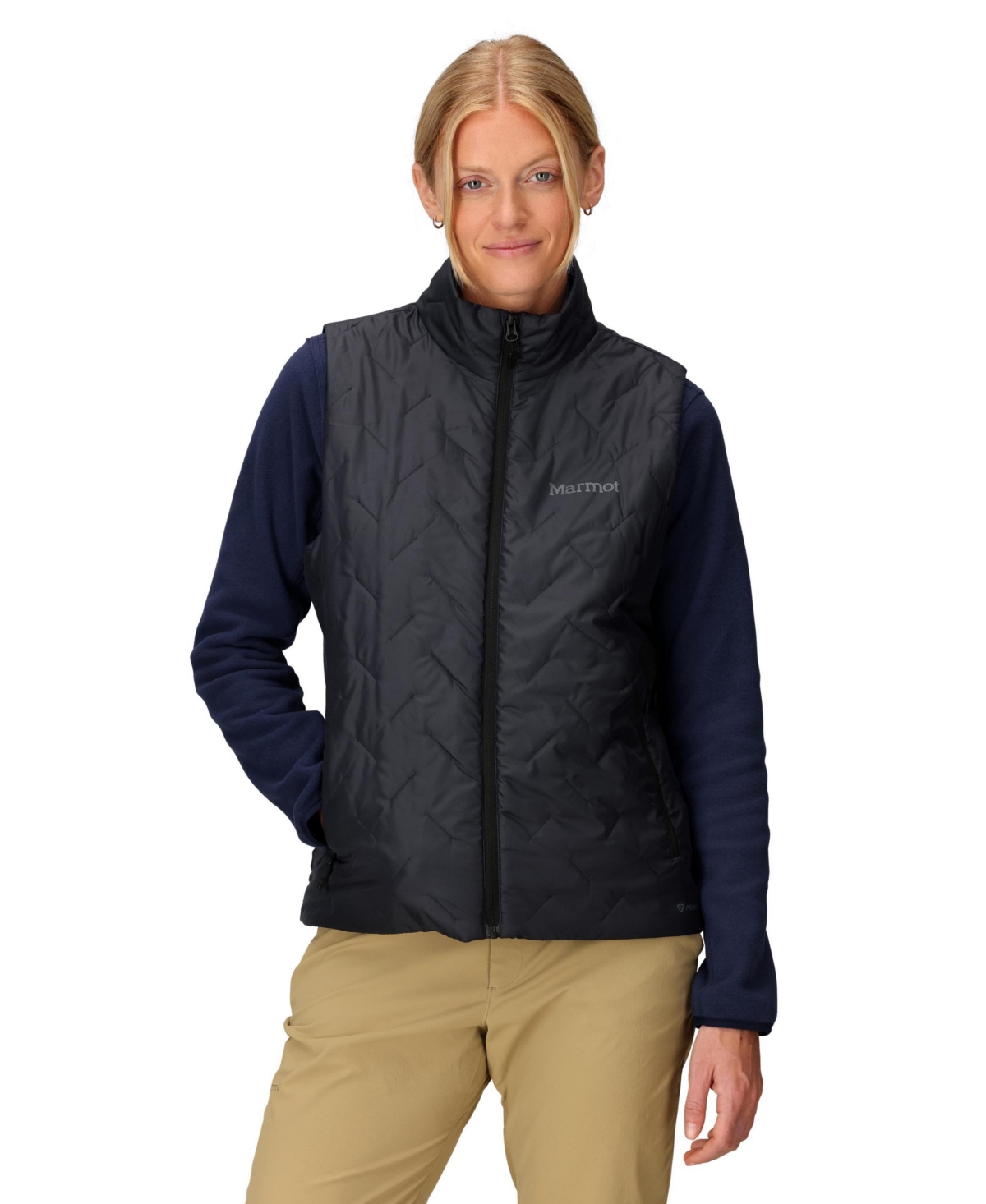 Marmot Women's Monoquilt Sleeveless Vest In Black