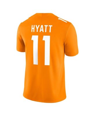 Men's Jalin Hyatt Tennessee Orange Tennessee Volunteers Player Game Jersey