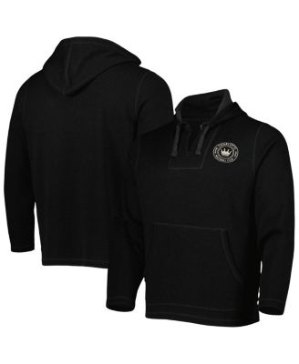 Boxercraft - Men's Black Charlotte FC Baja Fleece V-Neck Pullover Hoodie