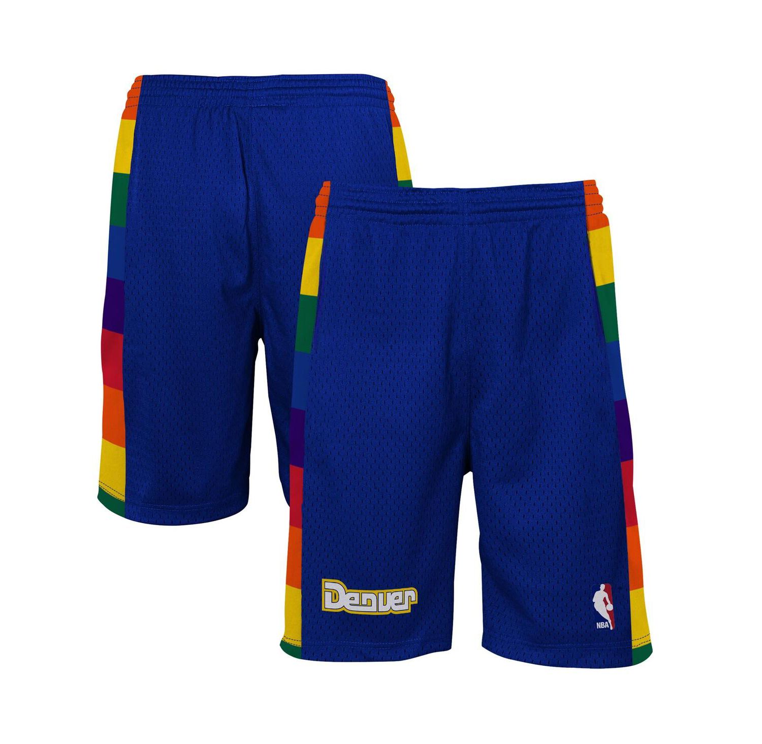 Big Boys and Girls Blue Denver Nuggets Swingman Shorts