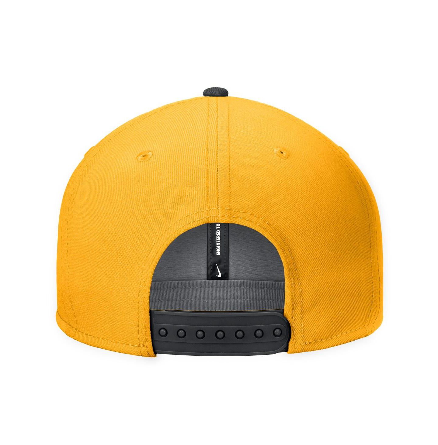 Мужская кепка Nike Gold Missouri Tigers Vintage Script Pro Dri-FIT Snapback Hat — фото 3
