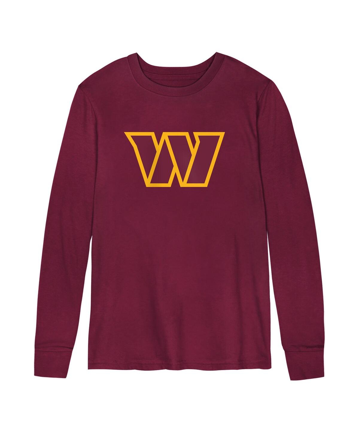 Outerstuff Preschool Burgundy Washington Commanders Primary Logo Long Sleeve T-shirt In Burgundy