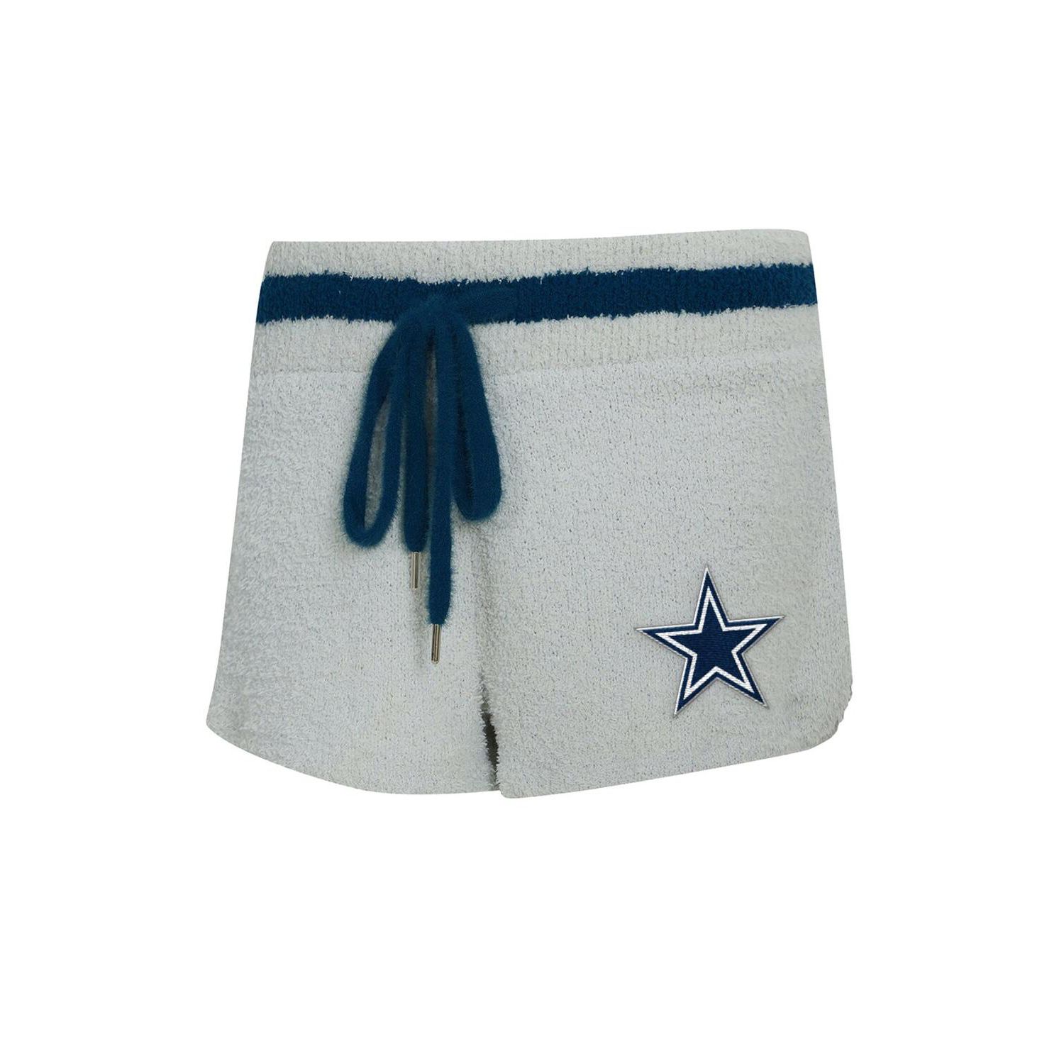 Women's 2-Piece Gray Dallas Cowboys Whitley Long Sleeve Hoodie Top and Shorts set