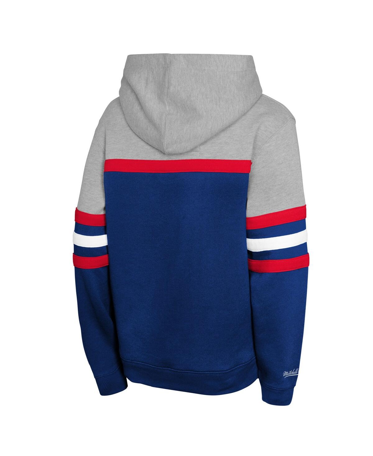 Mitchell & Ness Big Boys And Girls Navy Florida Panthers Head Coach Hoodie In Blue