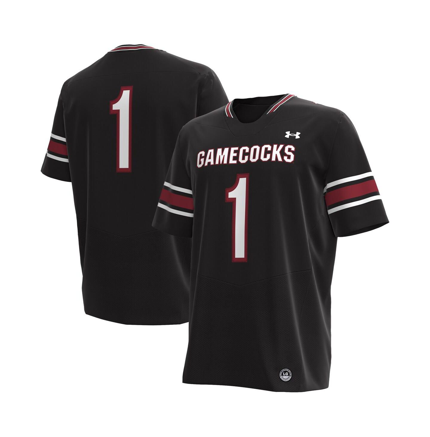 Мужской топ Under Armour Black South Carolina Gamecocks Premier Football Jersey — фото 1