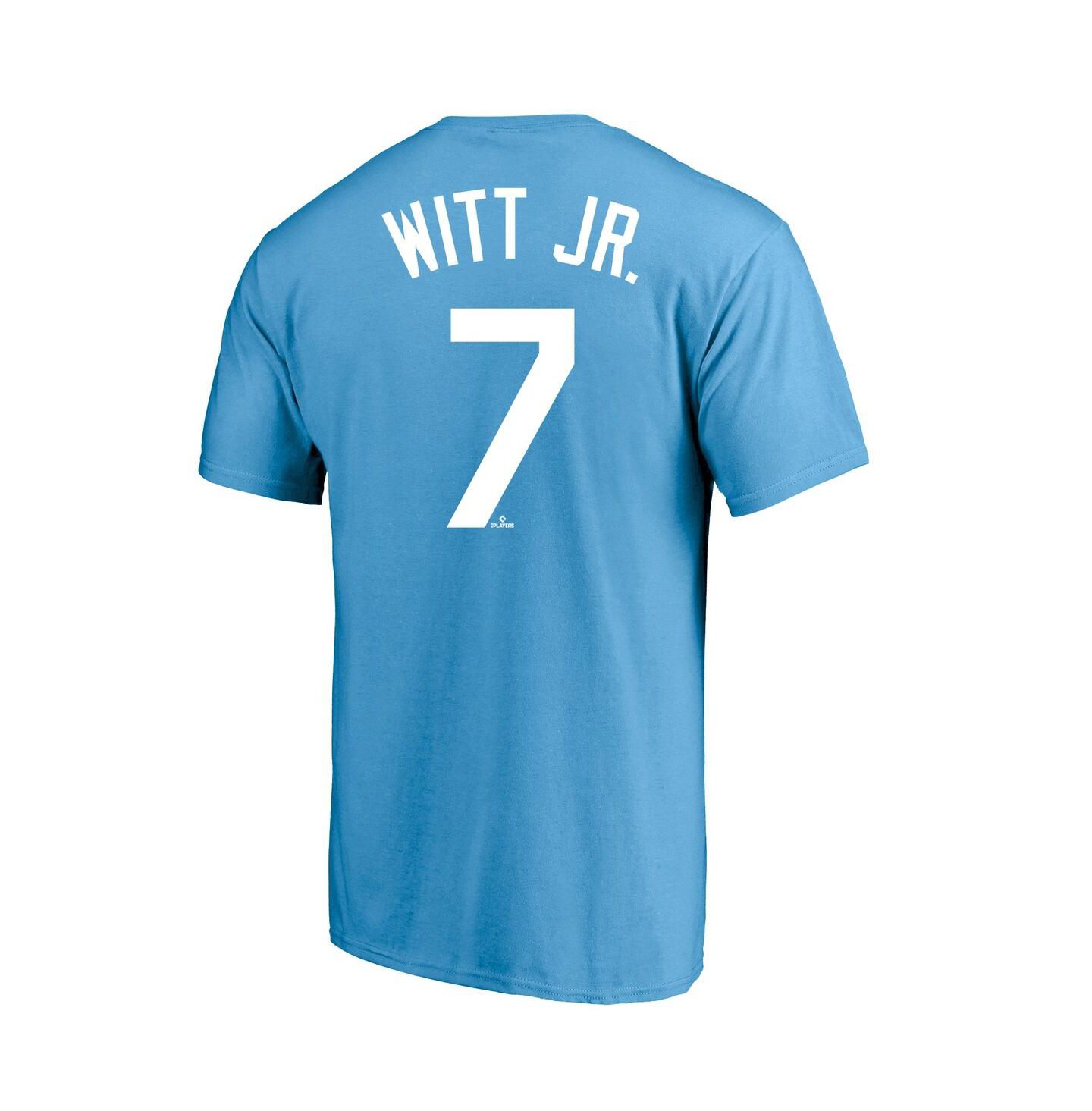 Мужская футболка Fanatics Bobby Witt Jr. Royal Kansas City Royals Big & Tall Name & Number — фото 3