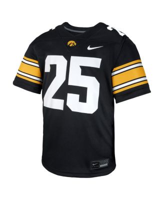 Big Boys and Girls 25 Black Iowa Hawkeyes Untouchable Replica Game Jersey