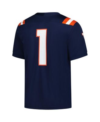 Men's Navy Illinois Fighting Illini Untouchable Replica Game Jersey