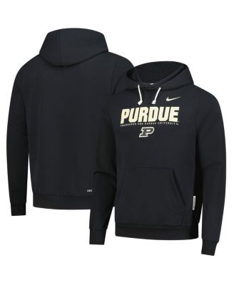 Nike - Men's Black Purdue Boilermakers 2025 Sideline Standard Issue Dri-FIT Hoodie