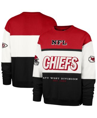 '47 Brand - Men's Red/Black Kansas City Chiefs Breeze Maximalist Sweatshirt