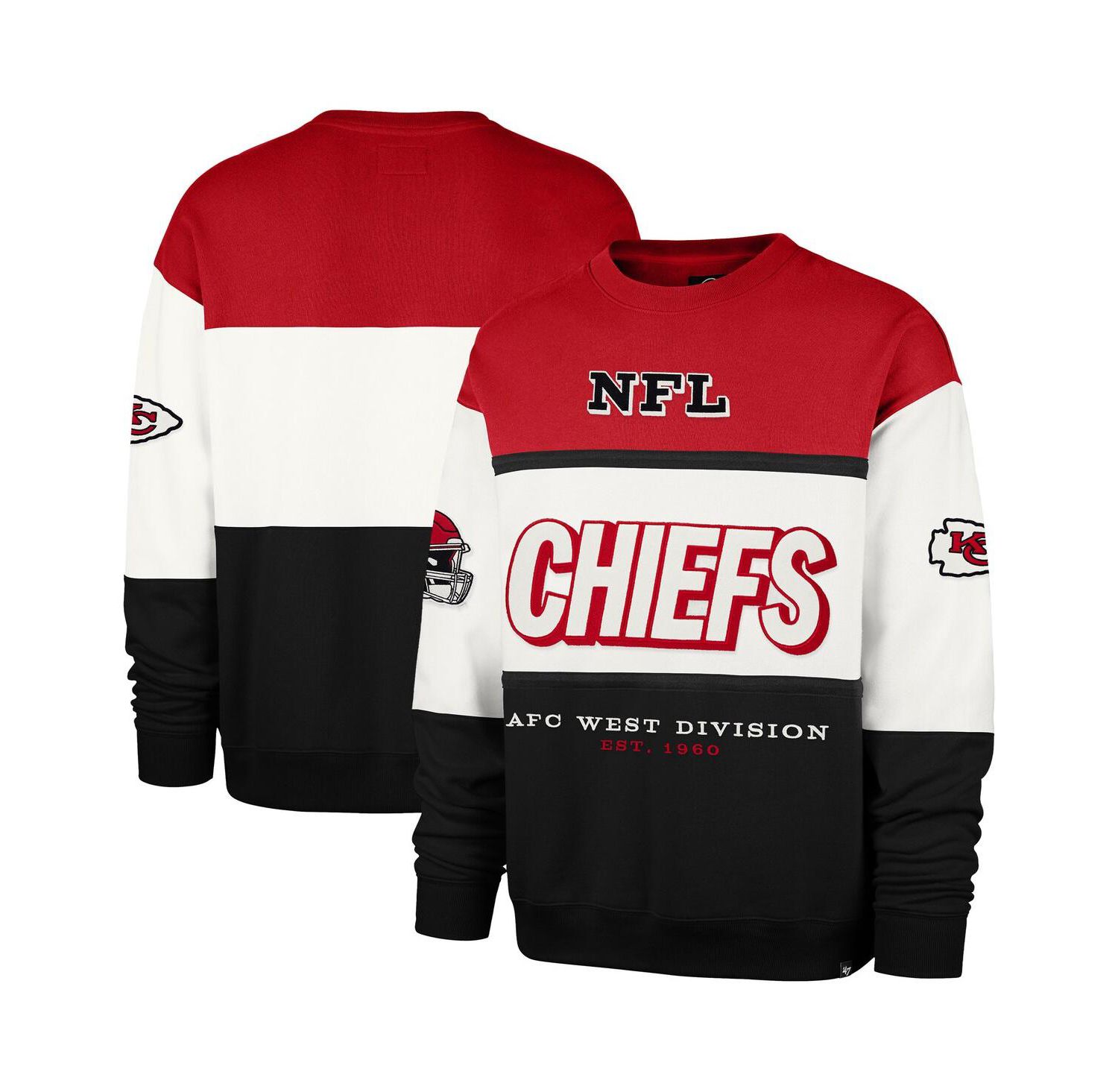 Men's Red/Black Kansas City Chiefs Breeze Maximalist Sweatshirt