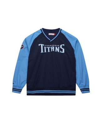Mitchell & Ness - Men's Navy Tennessee Titans Raglan Jacket