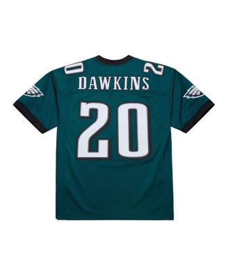 Men's&nbsp;Brian Dawkins Green Philadelphia Eagles 2007 Authentic Throwback Retired Player Jersey
