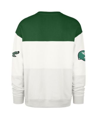 Men's Kelly Green/Cream Philadelphia Eagles Throwback Breeze Maximalist Sweatshirt