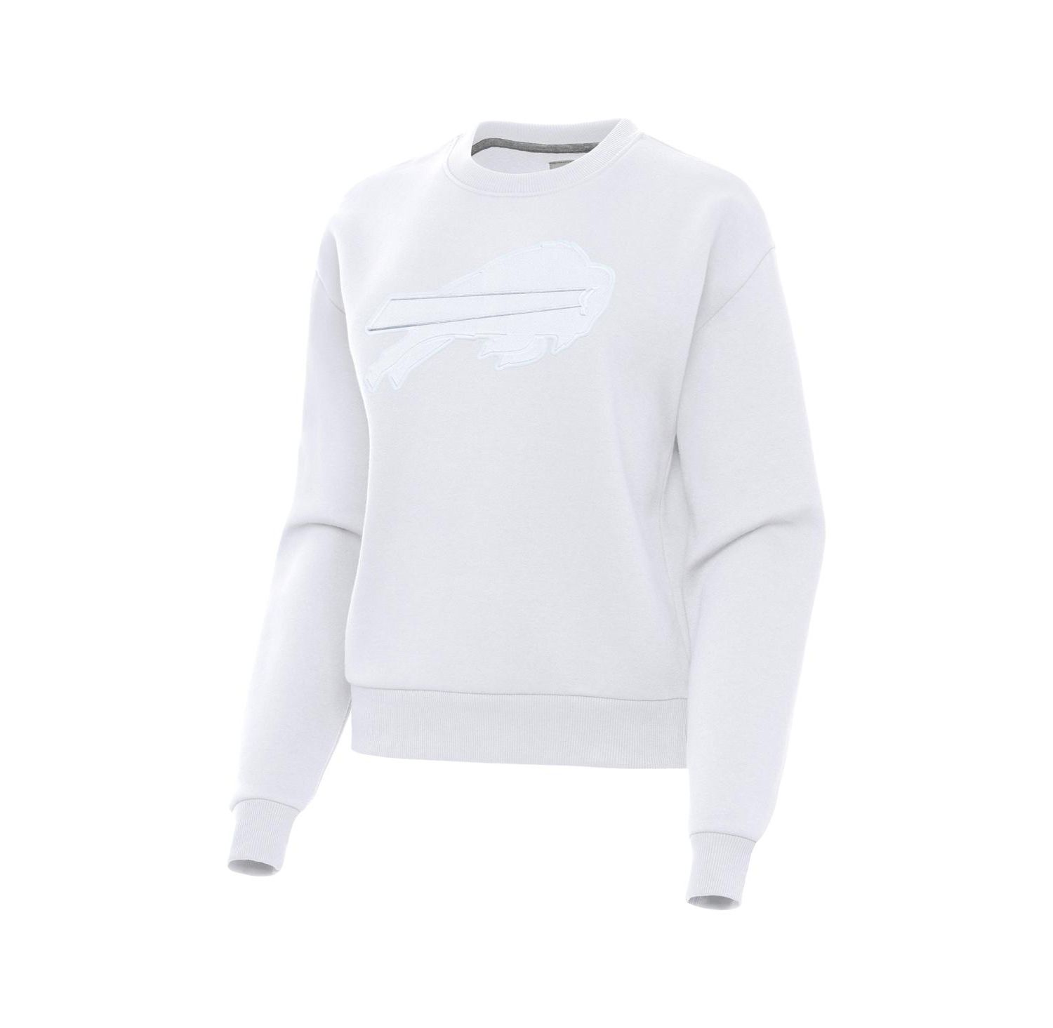 Women's White Buffalo Bills Victory Pullover Sweatshirt