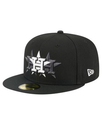 New Era - Men's Black Houston Astros Tri-Hit 59FIFTY Fitted Hat