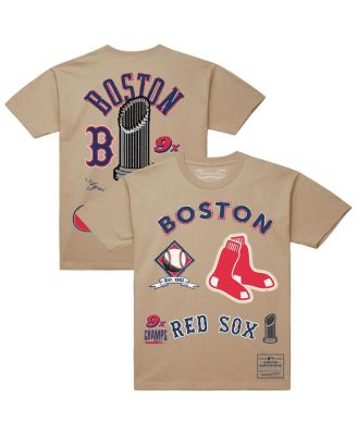 Mitchell & Ness - Men's&nbsp;Cream Boston Red Sox Legacy Defined T-Shirt