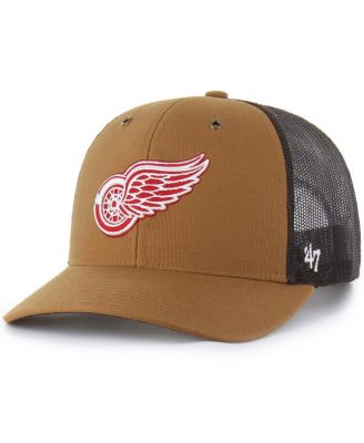 Carhartt x '47 - Men's Brown Detroit Red Wings Trucker Adjustable Hat