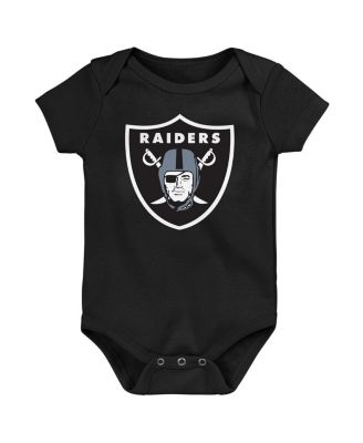 Newborn 3-Piece Las Vegas Raiders Little Tike Bodysuit Set