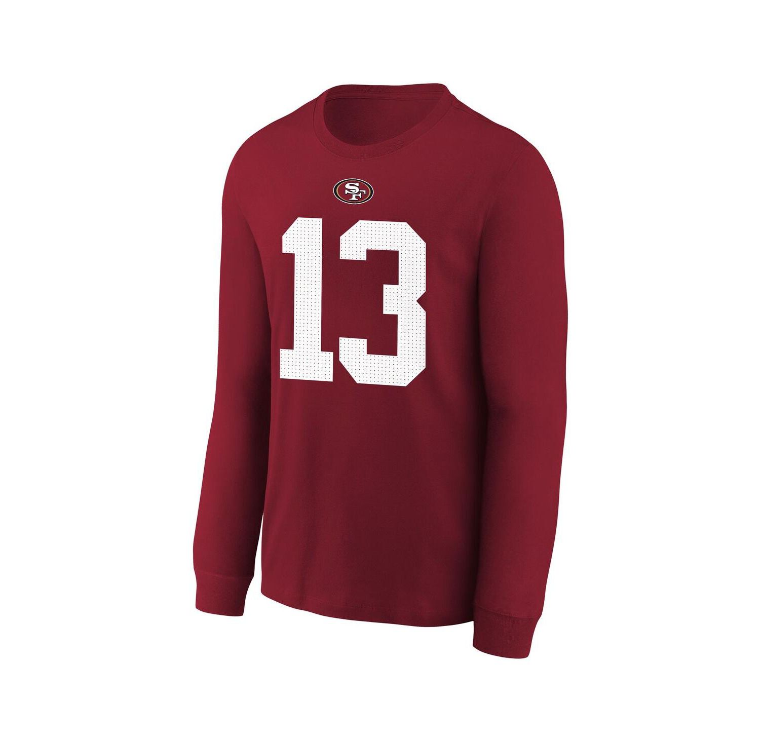 Big Boys and Girls Brock Purdy Scarlet San Francisco 49ers Player Name & Number Long Sleeve T-Shirt