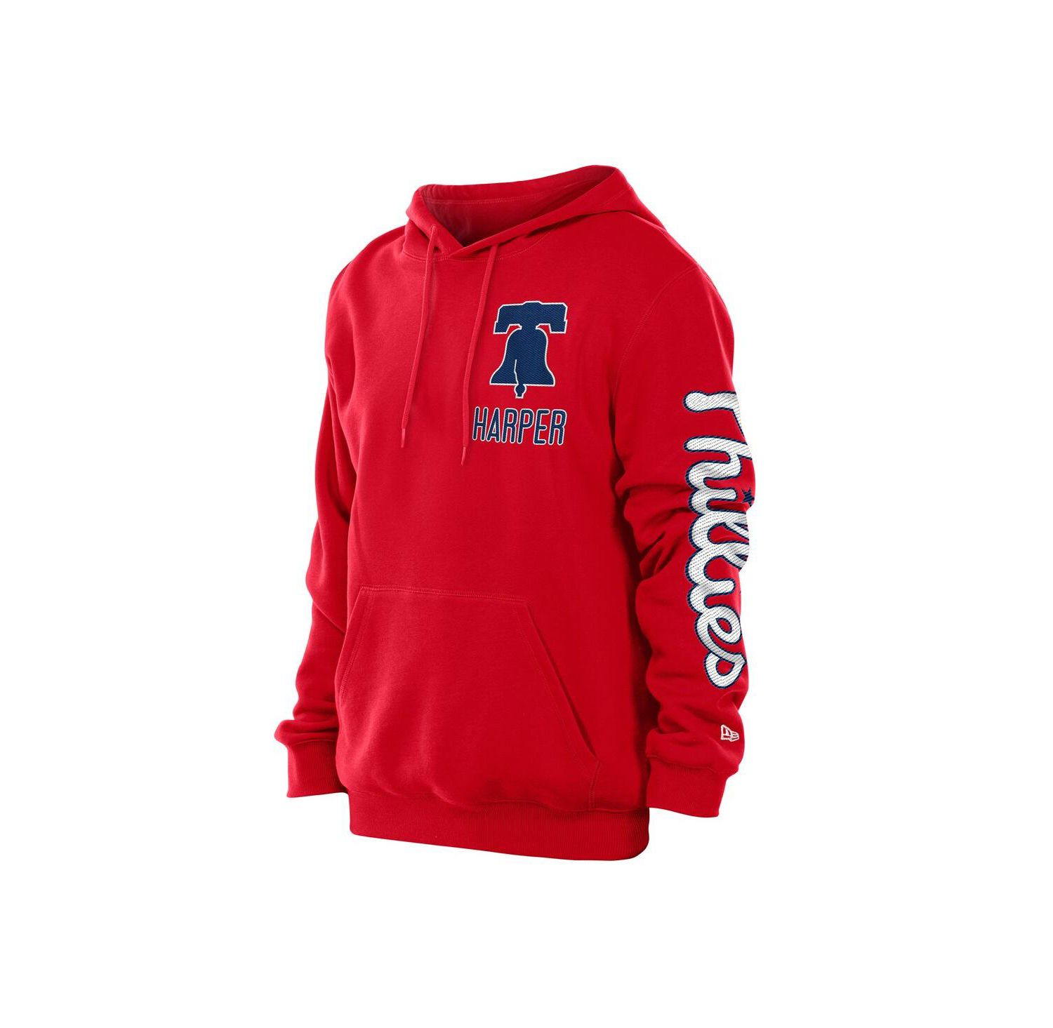 Men's Bryce Harper Red Philadelphia Phillies Design Lab Pullover Hoodie