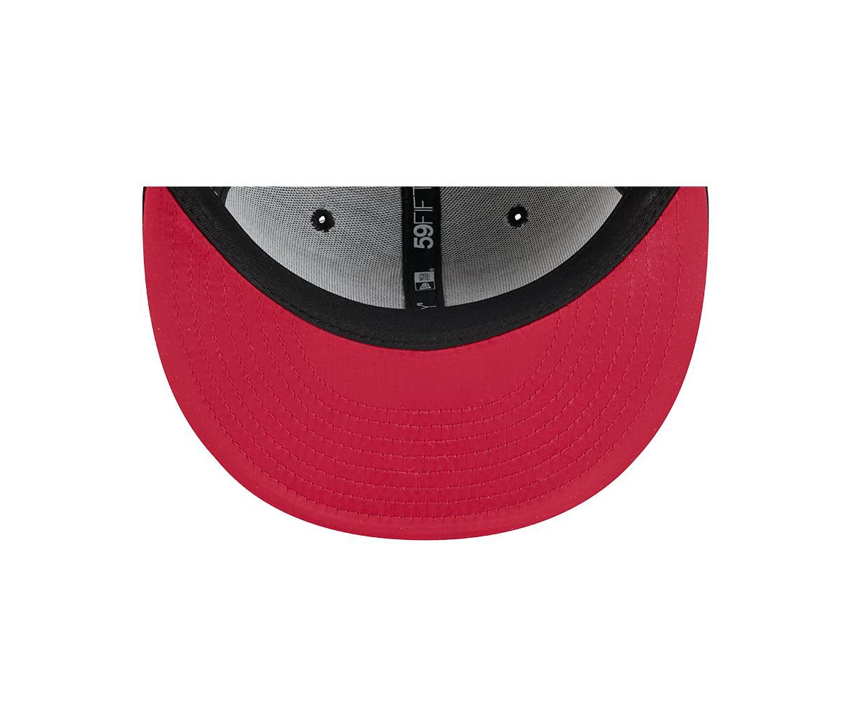 New Era Men's Black Philadelphia Phillies Soutache 59fifty Fitted Hat In Black