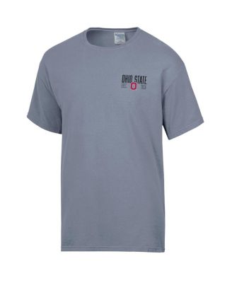 Men's Gray Ohio State Buckeyes Big Name T-Shirt